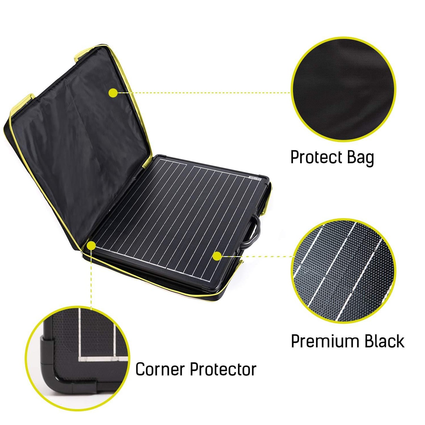 ACOPower Plk 100W Portable Solar Panel Kit, Lightweight 20A Charge